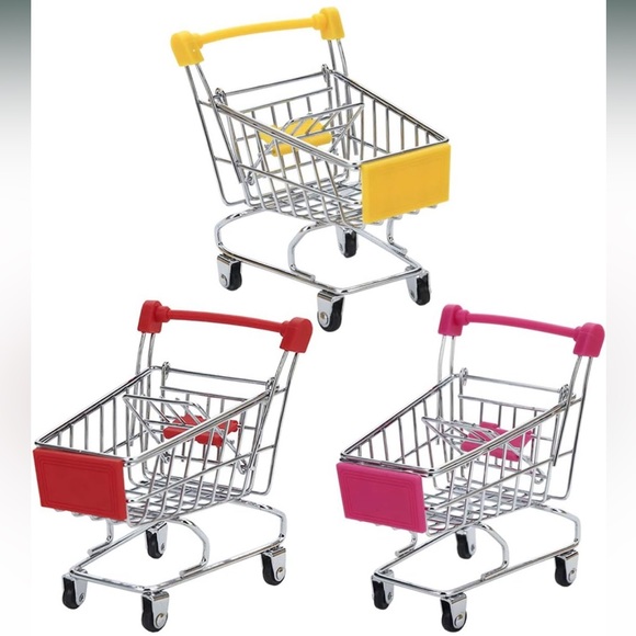Mini Shopping Cart Bird Training Toy for Parrot Parakeet Budgie Cockatiel 1piece - Picture 3 of 3